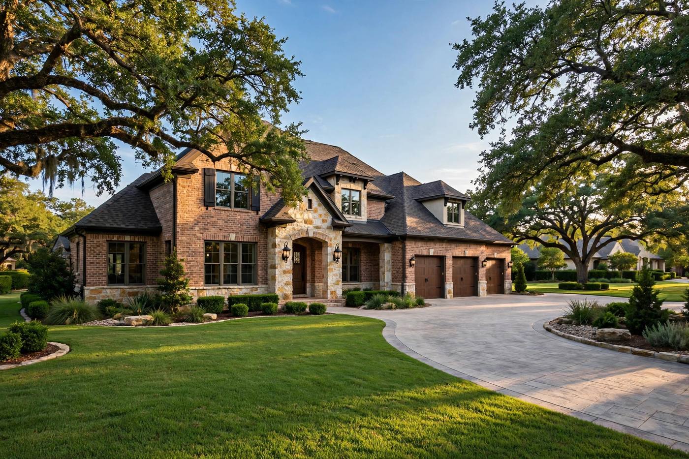 Grapevine, Texas home with landscaping left untouched after trenchless repair